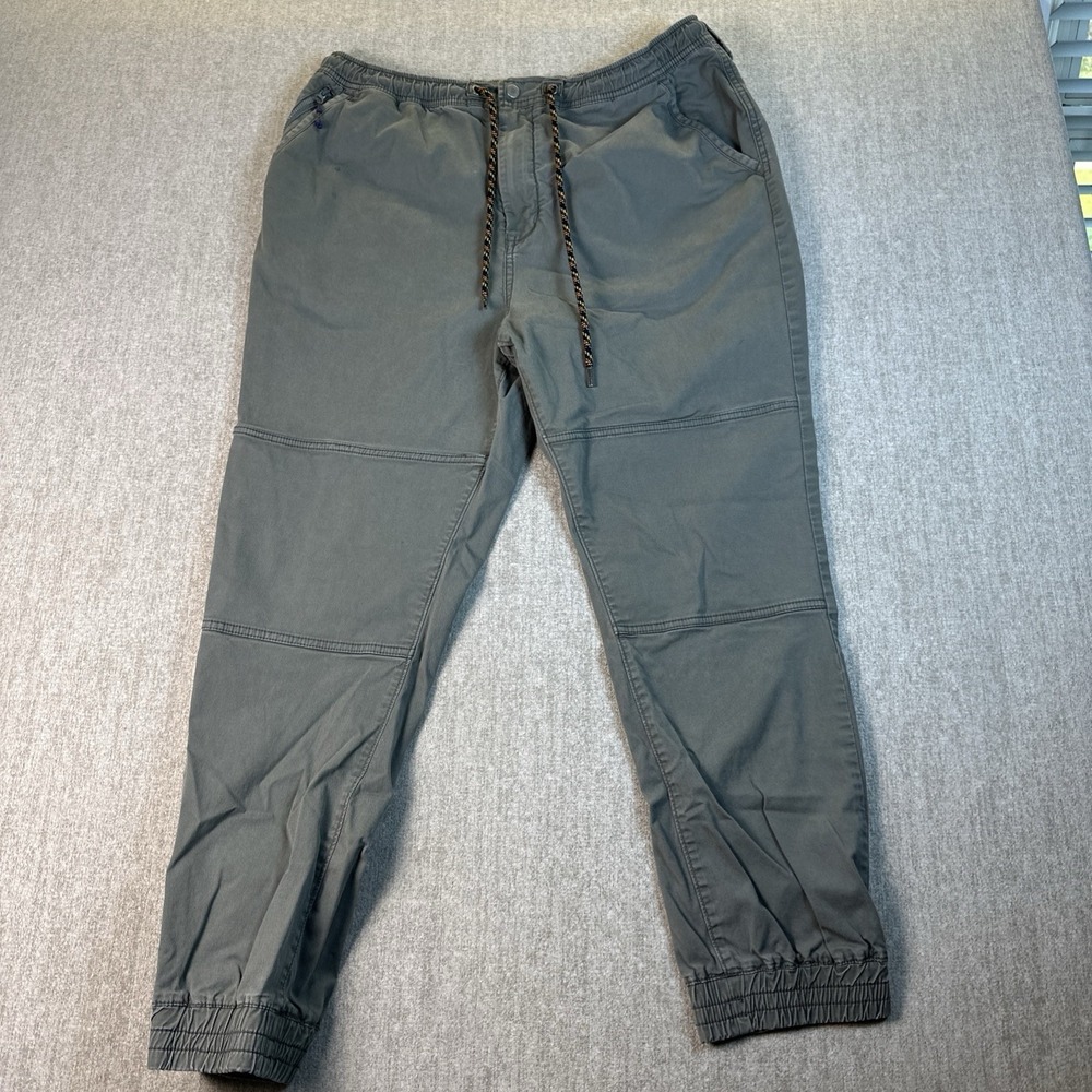 Without Walls Jogger Pants Size XL-TG GRAY Canvas Drawstring‎ Elastic Waist